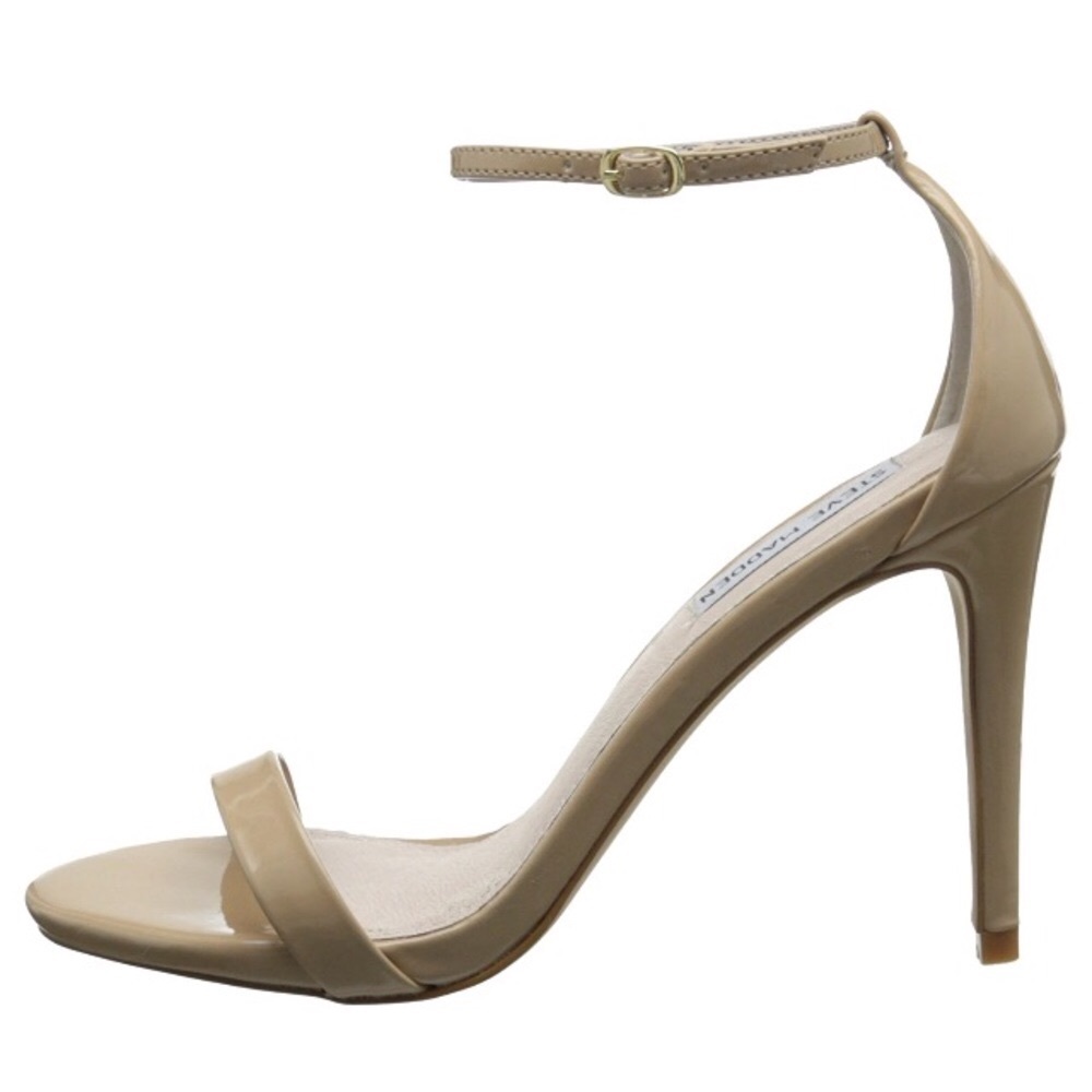 Steve Madden Stecy Blush Patent Dress Sandal Sz 10 - Picture 2 of 7